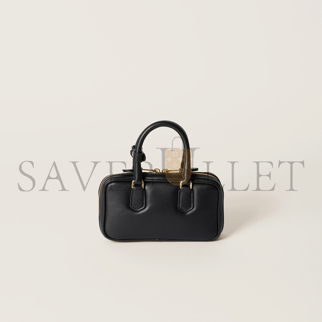 MIU MIU ARCADIE LEATHER MINI-BAG 5BP088 (19*10*5cm) MIU MIU ARCADIE LEATHER MINI-BAG 5BP088 (19*10*5cm)